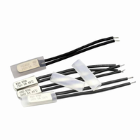 Protecteur thermique bimétallique LINKUN BW9700 à réinitialisation automatique, interrupteur de température 250V 5A, coupure thermique pour moteur, batterie, bobinage ROUGE