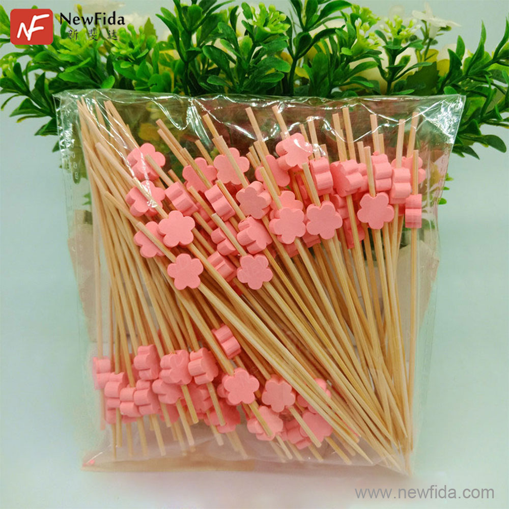 Flor de ciruelo rosa 12 cm 100 unidades/bolsa