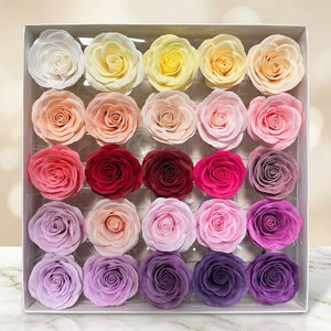 Bouquet de fleurs artificielles à sept couches <span class=keywords><strong>en</strong></span> forme de rose éternelle de la série Z pour la Saint-Valentin chinoise, cadeau DIY à injecter - Product Image 1