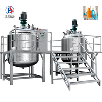 Cuve de mélange industrielle à agitation sous vide en acier inoxydable Huashang pour produits chimiques quotidiens