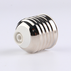 Douille de lampe E27 chromée avec ouverture de 25 mm et dispositif de sécurité, 220 V CA, pour usage en entrepôt - Product Image 3