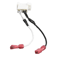 Kabel pengeras suara Tweeter mobil, kawat pelindung 4 Pin untuk Toyota 4 Runner Tacoma Camry Subaru, 1 pasang
