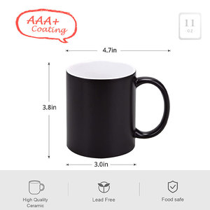 Tazas de café de cerámica, tazas mágicas de 11 onzas que cambian de Color, promoción, <span class=keywords><strong>precio</strong></span> al por mayor - Product Image 2