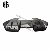 Diffuseur de pare-chocs arrière en fibre de carbone style MSO pour McLaren MP4-12C 650S Coupé Spider Conversion, lèvres de spoiler arrière MSO, kit carrosserie