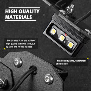 XXUN-Soporte de matrícula trasero para motocicleta, piezas para <span class=keywords><strong>Kawasaki</strong></span> Ninja400 <span class=keywords><strong>Z400</strong></span> Z 400 Z-400 <span class=keywords><strong>2018</strong></span> 2019 2020 - Product Image 5