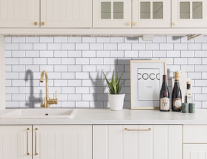 Mosaico de Diseño Moderno CH, <span class=keywords><strong>Parquet</strong></span> Decorativo Autoadhesivo de 25x25, Azulejos de Pared Tipo Metro para Baños e Interiores - Product Image 4