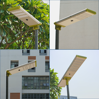 Caméra CCTV extérieure IP65, lampadaire solaire LED pour route avec télécommande