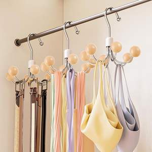 Multipurpose <b>Space</b> <b>Saving</b> <b>Hangers</b> for Closet 2025 360 Swivel Closet <b>Hangers</b> Purse Organizer Hat Holder Belt Organizer - Product Image 2