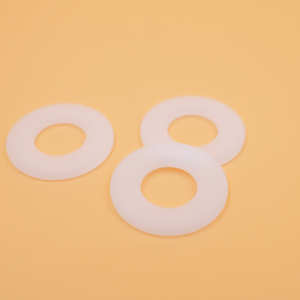 CNC-bewerking van hoogwaardige PTFE POM <span class=keywords><strong>nylon</strong></span> ringen, reserveonderdelen met hoge temperatuurstabiliteit, lage wrijving en chemische bestendigheid - Product Image 3