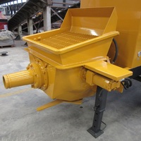 Pompe à béton diesel MINLE HBTS30 45 kW, débit 30 m³/h, pression 10 MPa, portée verticale 150 m, portée horizontale 500 m, remorque flexible