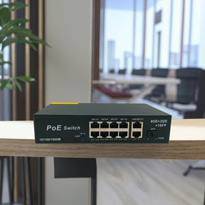 Standard Gigabit POE Switch 8*1000M Ports und 2*100M Ports Uplink RJ45 Port Netzwerk-Switches IEEE 802.3AF/AT/BT 48V auf Lager - Product Image 1