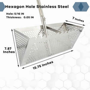 Regalos para niños Mango largo Plegable Diente Arena Cangrejo Catcher con Cubo plegable Pala de playa Arena Rastrillo de pulgas - Product Image 2