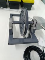 Système d'inspection de caméra de forage à double caméra 73 mm haute résolution 1080*720 avec treuil automatique auto-enroulant de type chariot 500m