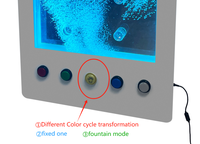 Equipo de Terapia Sensorial para Autismo, Panel de Pared de Burbujas para Sala Sensorial Visual, Panel de Luz LED Interactivo con Cambio de Color para Entrenamiento