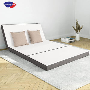 Colchones de espuma plegables de alta densidad, superventas, cómodos y transpirables, lavables, colchones de espuma viscoelástica plegables, Topper - Product Image 4