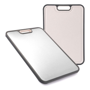 Tabla de Cortar de Acero Inoxidable de Titanio Puro, Utensilios de Cocina Antiadherentes para Cortar Carne y Frutas para Uso en la Cocina - Product Image 4