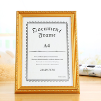 Cadre photo A4 AIBO fait main à impression UV, idéal pour l'affichage des diplômes et certificats de remise des diplômes universitaires – Meilleures ventes