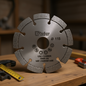 ใบเลื่อยเพชรยูนิเลเซอร์ 115 มม. สำหรับทุกวัสดุ ขนาดแกน 22.2 มม. - Product Image 3