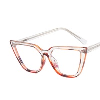 Lunettes rétro œil de chat anti lumière bleue bloquant la lecture d'ordinateur monture de lunettes de couleur fluorescente nouvel arrivage