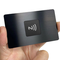 Mini-étiquette NFC RFID en métal personnalisée de luxe pour carte de visite, adhésion professionnelle, VIP, parking, hôtel et identification de paiement