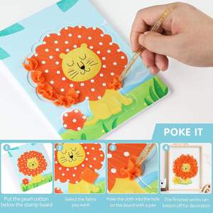 Tissu enchanté <span class=keywords><strong>dessin</strong></span> habiller planche Art Set artisanat faisant Kit Art Kits pour enfants - Product Image 3