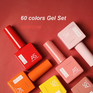 Set de <span class=keywords><strong>manicura</strong></span> de 60 colores con capa superior y capa Base, esmalte de uñas de Color Pastel, Etiqueta Privada - Product Image 3