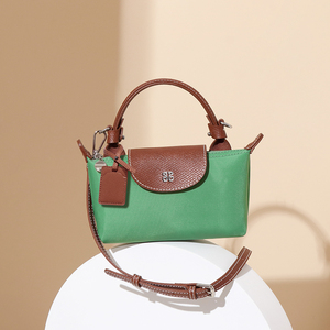 Minnie Hew Phong Cách Thời Trang Macaron Nylon Túi Tinh Tế Nhỏ Gọn Tote Túi Xách Cho Phụ Nữ Giản Dị Hàng Trăm Vai Crossbody Túi - Product Image 5