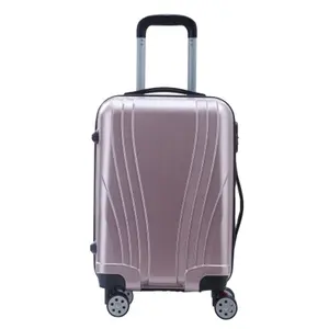 กระเป๋าเดินทางล้อลากสีสดใส20 24นิ้วแบบกำหนดเองได้กระเป๋าเดินทางแบบล้อลากมีล็อกรวมกัน