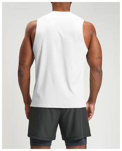 RUIQUWIN Ropa Deportiva de Alta Calidad para Hombre, Talla Grande, Secado Rápido, Transpirable, Elástica en Cuatro Direcciones, Color Sólido, Sin Mangas - Product Image 3