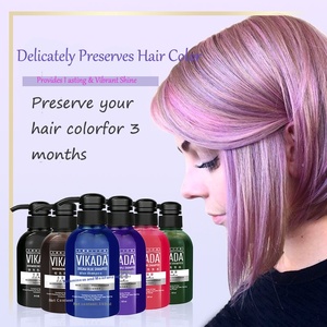 Champú en crema orgánica <span class=keywords><strong>para</strong></span> protección del color del cabello Colores sólidos con tinte amarillo Púrpura Gris <span class=keywords><strong>Azul</strong></span> Rojo Rosa - Product Image 5