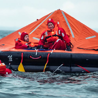 Radeau de sauvetage en néoprène gonflable, île flottante, lac, rivière, radeau de sauvetage marin, 6 8 10 20 25 personnes