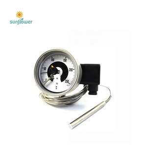 Medidor de temperatura de lectura remota de termómetro de horno capilar de acero inoxidable de 0-500 grados - Product Image 2