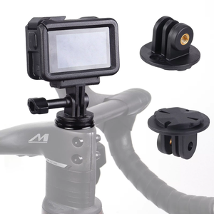 Base de manillar de bicicleta a <span class=keywords><strong>precio</strong></span> de fábrica, adaptador de transferencia de faros, soporte de extensión para Gopro/<span class=keywords><strong>DJI</strong></span> <span class=keywords><strong>Action</strong></span> 5 Pro 4 3/Garmin - Product Image 4