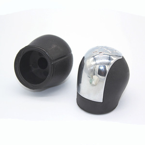 Pommeau de levier de vitesse Opel 5/6 vitesses, manuel, ergonomique, en plastique, avec design à couvercle ouvert - Product Image 1