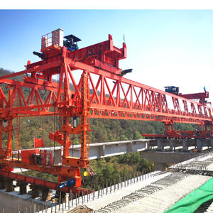 Under bridge Launcher Trolley U Modell Brücken träger Beam Erektion 200Ton Launching Träger Portalkran zu verkaufen - Product Image 1