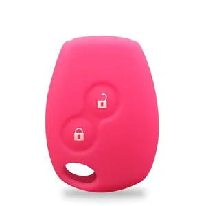 Étui de <span class=keywords><strong>clé</strong></span> télécommande en gel de silice pour Logan I 2 3 Clio Twingo Duster <span class=keywords><strong>Sandero</strong></span> Stepway Nissan Terrano Almera 2 boutons - Product Image 6