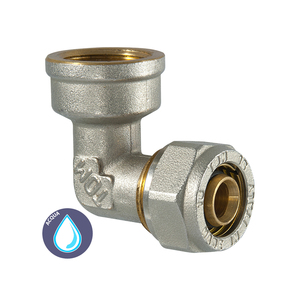 Conexión de compresión doblada hembra 32X1 "Superficie Lisa Cobre Acero inoxidable Material plástico de zinc Rosca BSP ASTM para aceite 50mm - Product Image 3