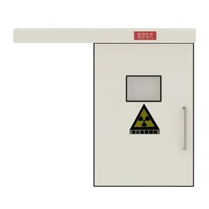 科学实验室单叶自动滑动铝密封防辐射铅门