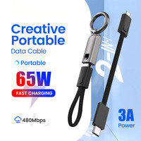 Cable USB C de 240W 65W con Carga Rápida PD, Cable de Carga Portátil para Teléfono, Cable de Datos USB C para Teléfono 17 Xiaomi Huawei