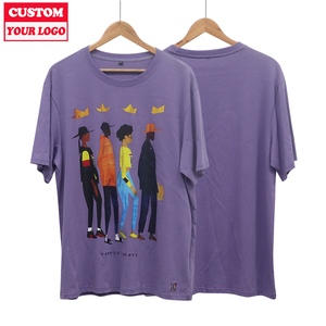 Design unico personalizzato con scritta e foto Logo aziendale in cotone T Shirt Design - Product Image 5