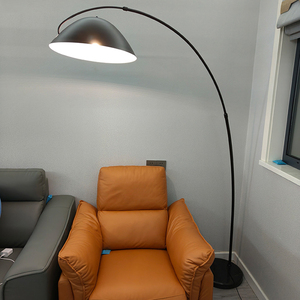 Đèn đứng góc phòng khách hiện đại phong cách Bắc Âu, thiết kế đèn câu cá, đế đá cẩm thạch cong, đèn LED - Product Image 4