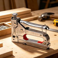 Kit Agrafeuse Manuelle Robuste Professionnelle pour le Travail du Bois, la Fabrication de Meubles, le Bricolage et les Réparations Domestiques