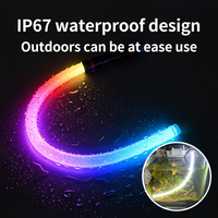 Barre lumineuse LED flexible rechargeable YD de 30 pouces, ultra-lumineuse 3000 lumens, lampe d'inspection pliable pour la réparation automobile
