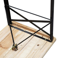 Table et banc de pique-nique pliables en bois pour bière de jardin extérieur, fabricant de 6 pieds