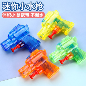 Mini pistola de agua de plástico transparente, juguete de verano para niños, juego acuático - Product Image 5