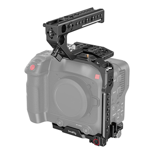   Kit Gabbia per Fotocamera con Impugnatura Superiore NATO e Fori di Posizionamento per ARRI - Compatibile con <span class=keywords><strong>Canon</strong></span> EOS <span class=keywords><strong>C70</strong></span> - 3899 - Product Image 1
