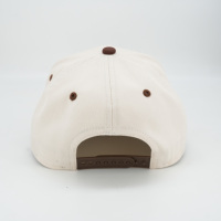 Frisse kleurblok baseballcap met vijf panelen en gebogen klep, aangepast 3D geborduurd logo