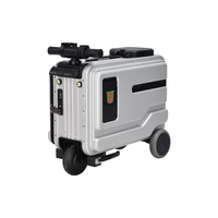Valise intelligente électrique 20 pouces 2026 avec cadre en aluminium, roues pivotantes, design moderne, autonomie longue portée 10-15 km, bagage portable