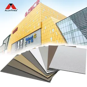 Alumitmes Manufacturer Standard Aluminum Composite Panel Acp/acm Outdoor Building Materials Cladding Wall Panels