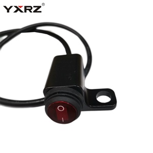 Commutateur de commande de montage de rétroviseur universel durable 12V avec indicateur LED pour moto ATV UTV autres motos - Product Image 3